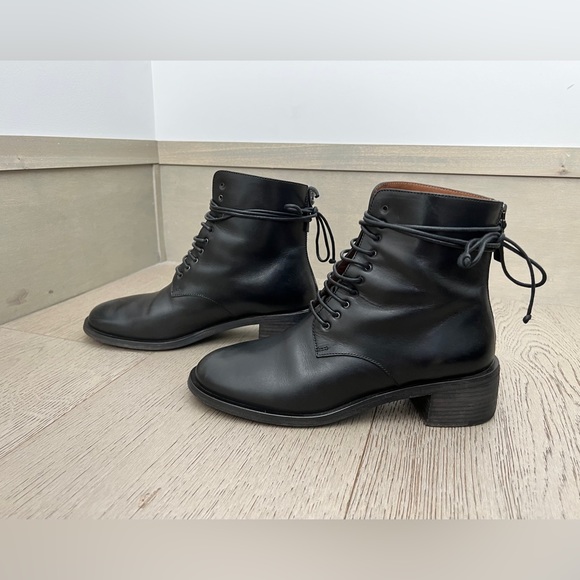 Marsell Black Lace-Up Boots 7.5 - Picture 6 of 15